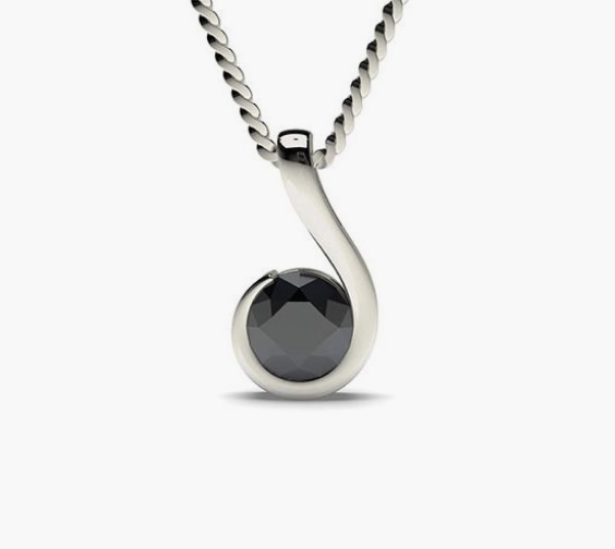 Pendentifs Diamant Noir